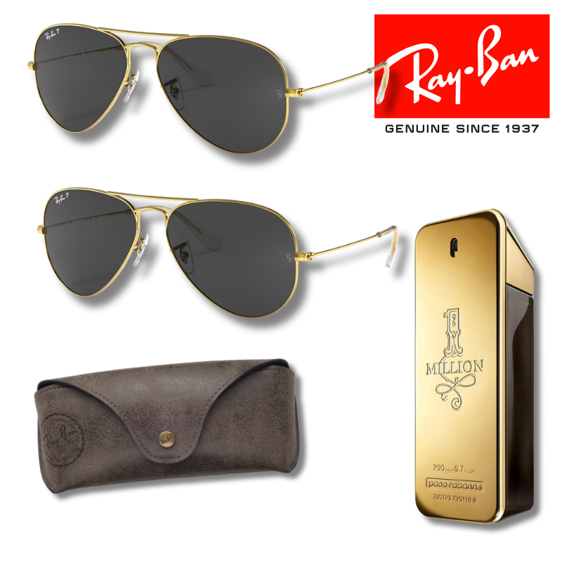 Paga 1 y llévate 2 Ray-Ban Aviator Classic + One Million 200 ml EDP