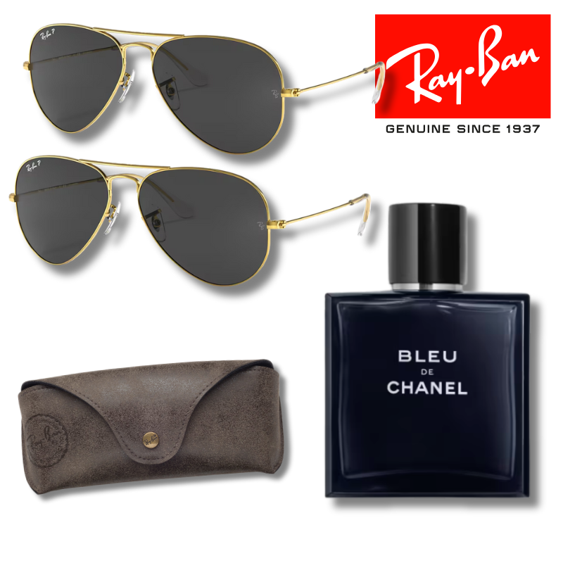 Paga 1 y llévate 2 Ray-Ban Aviator Classic + Bleu de Chanel 200 ml EDP