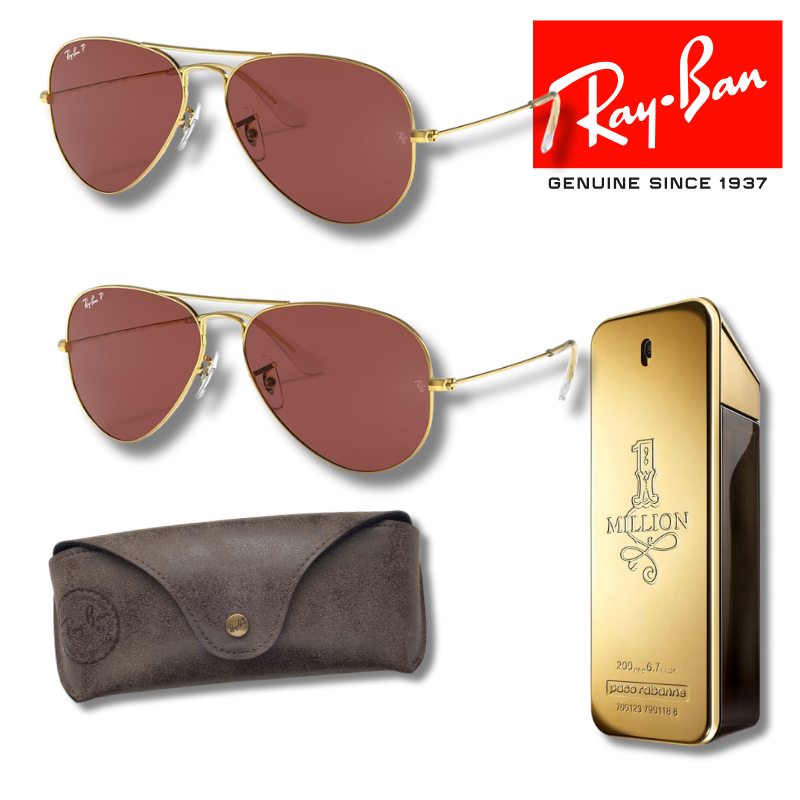 Paga 1 y llévate 2 Ray-Ban Aviator Classic + One Million 200 ml EDP