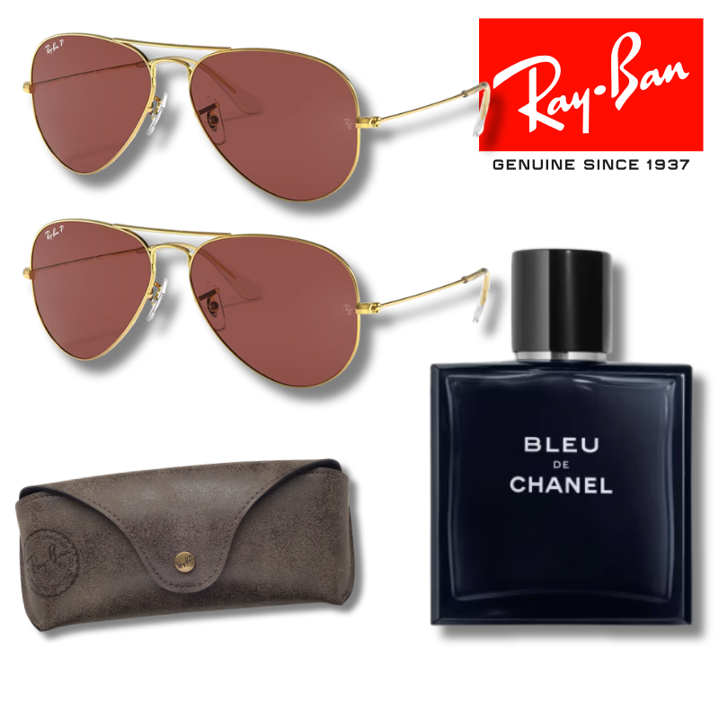Paga 1 y llévate 2 Ray-Ban Aviator Classic + Bleu de Chanel 200 ml EDP