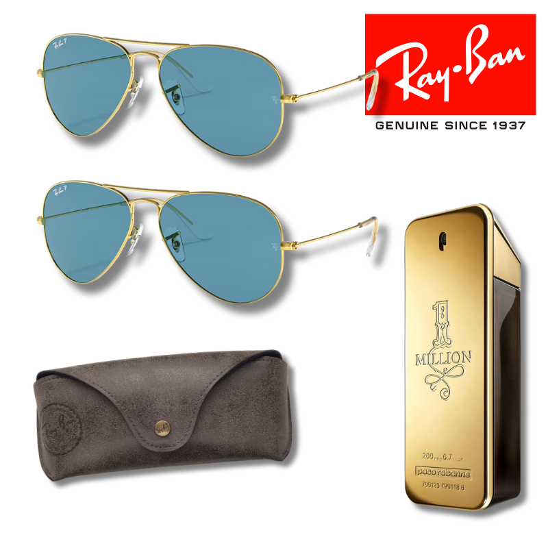 Paga 1 y llévate 2 Ray-Ban Aviator Classic + One Million 200 ml EDP