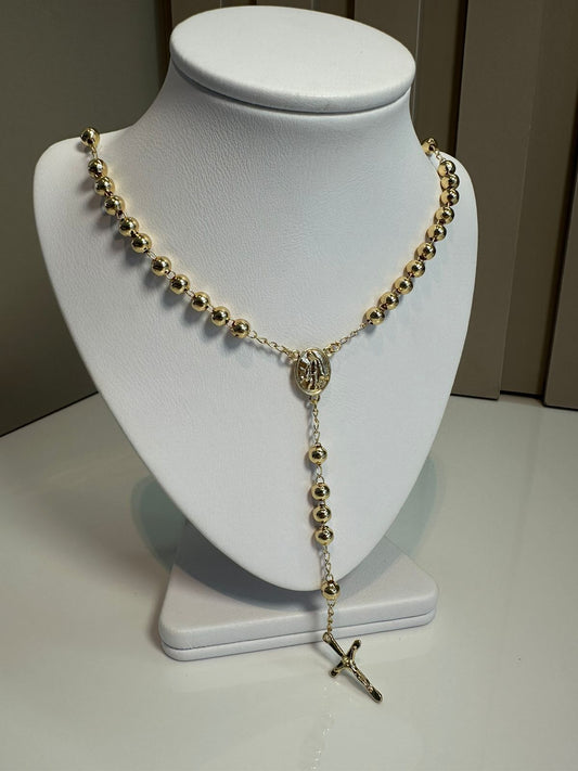 Elegante Collar Oro Brillante